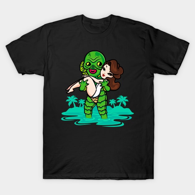 creature from the black lagoon T-Shirt by vivaiolet